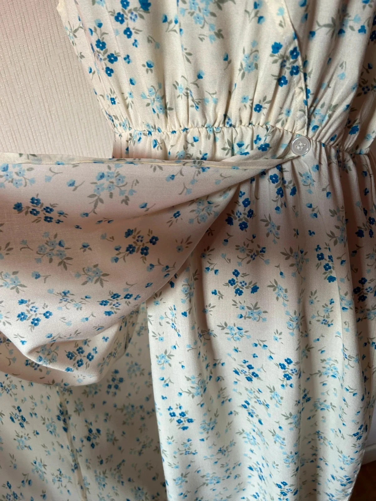 🩵🌿Vestido floral Amy Jane London boêmio cottagecore campestre pradaria romântico floral M/38🌿🩵 – photo 13